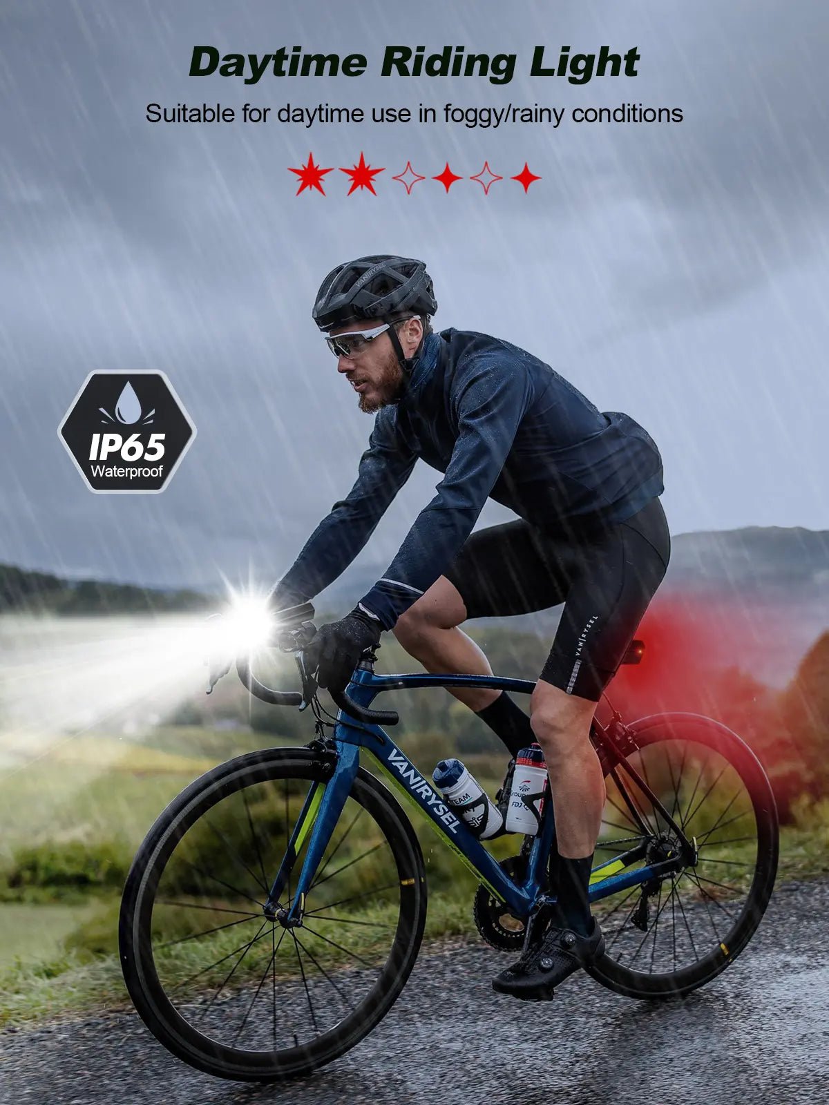 2026 Bike Lights Side Light 360 Visibility – 1000LM USB-C - zewdov