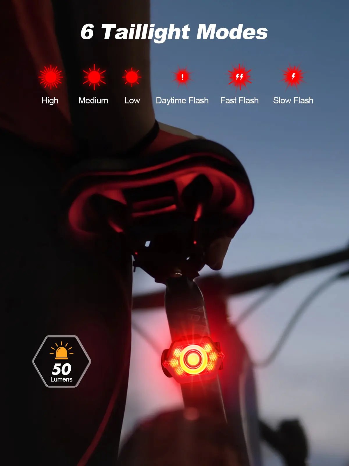 2026 Bike Lights Side Light 360 Visibility – 1000LM USB-C - zewdov