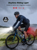 2026 New 1000 Lumen Super Bright Bike Lights with Side Light - zewdov