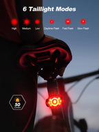 2026 New 1000 Lumen Super Bright Bike Lights with Side Light - zewdov