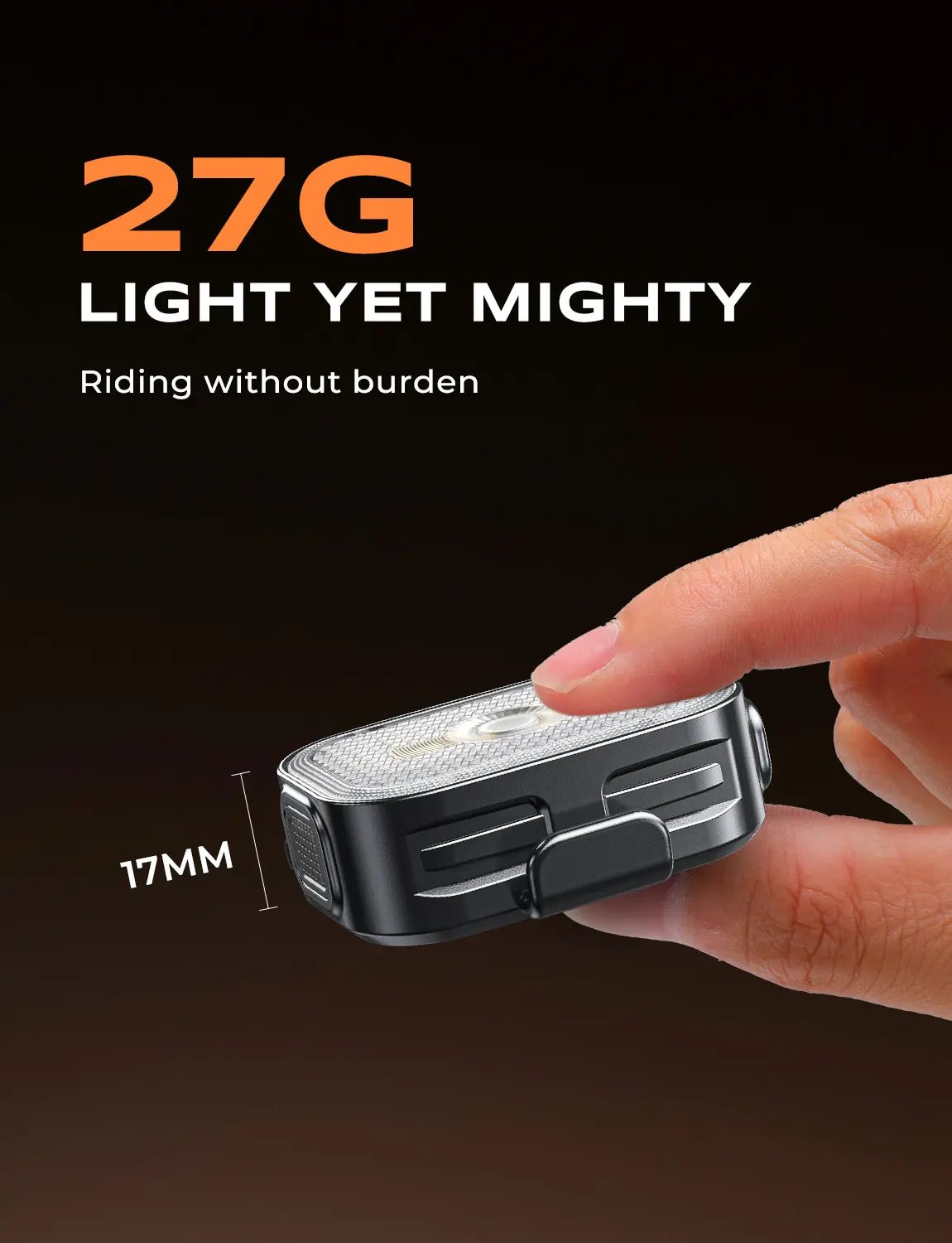 2026 Ultra Slim Bike Lights Reflectors – 8+6 Modes Headlight Taillight - zewdov