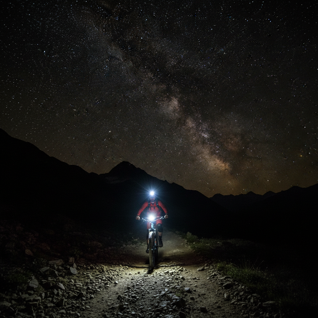山地夜骑