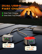 Bike Lights Super Bright, Rechargeable Bicycle Lights Set Multiple Modes - zewdov
