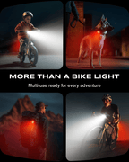 Bike Lights, Ultra-Slim & Lightweight Rechargeable Bicycle Lights Set - zewdov