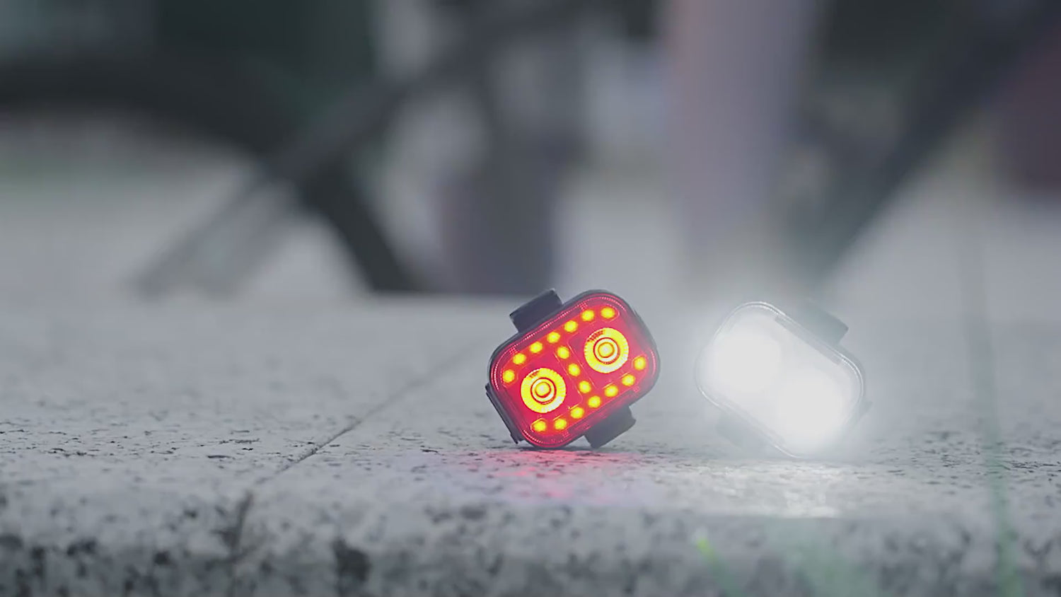 Zewdov Ultra Slim Lightweight Bike Lights – USB Rechargeable Set