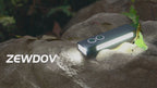 Zewdov Rechargeable EDC Flashlight 1300 Lumen, USB-C Mini Pocket Torch – 5 Light Sources