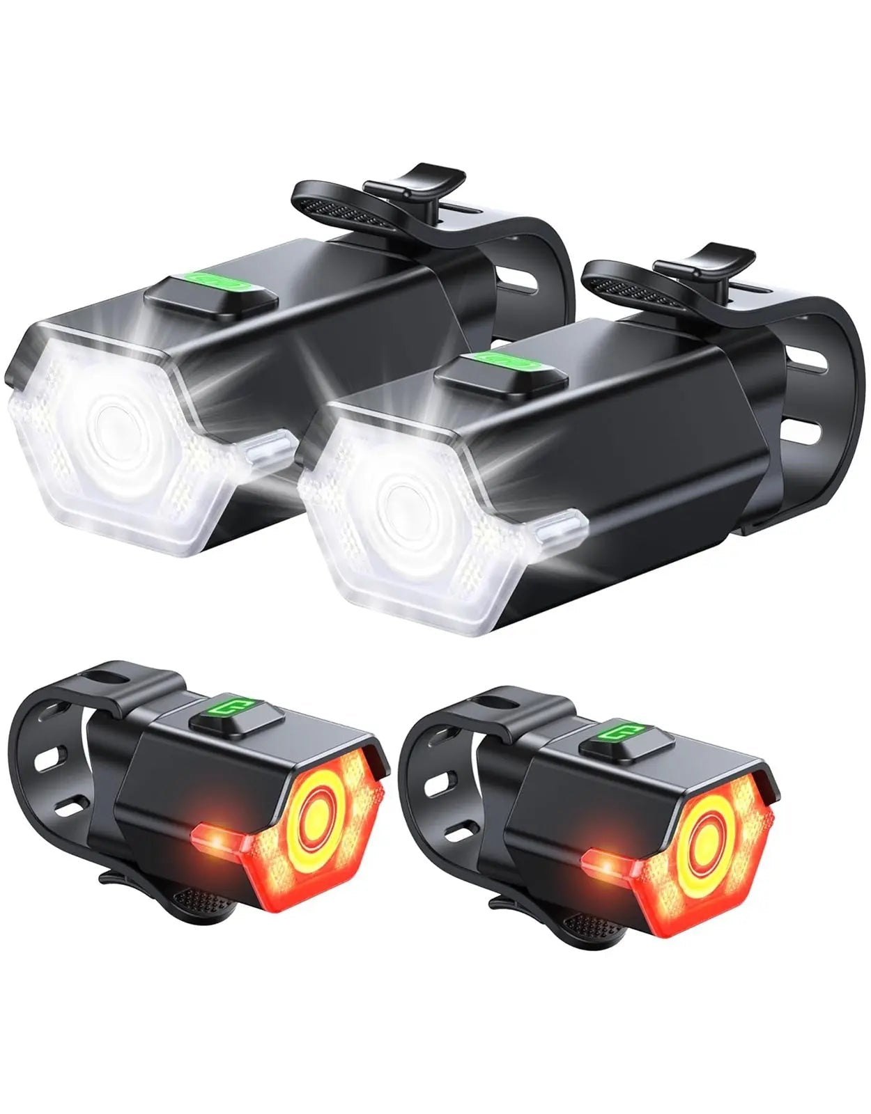 Zewdov 1000 Lumen Bike Lights for Night Riding – USB-C Side Lights IP65 - zewdov