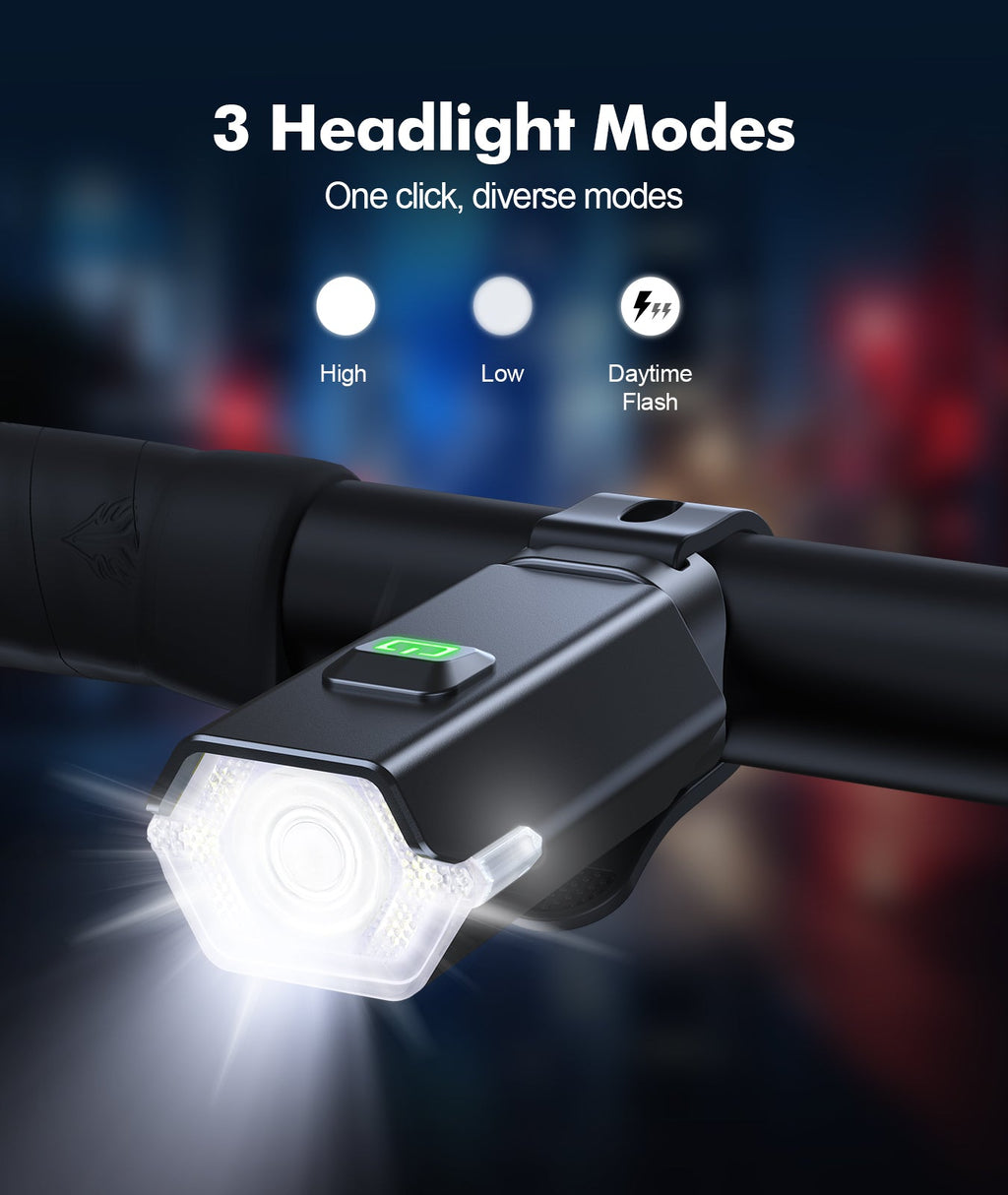 Zewdov 1000 Lumens Super Bright Bike Lights for Night Riding - zewdov