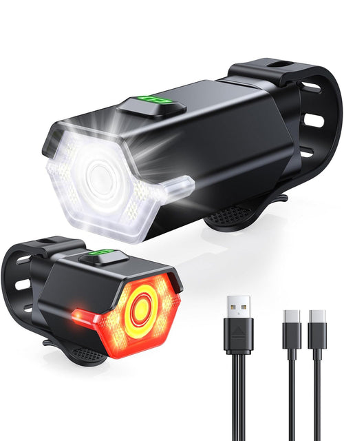 Zewdov 1000 lumen bike lights night riding USB-C rechargeable side light