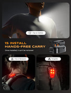 Zewdov 500 Lumen Mini Clip-on Flashlight, USB Rechargeable Ultra Bright LED – Compact EDC Pocket Torch - zewdov