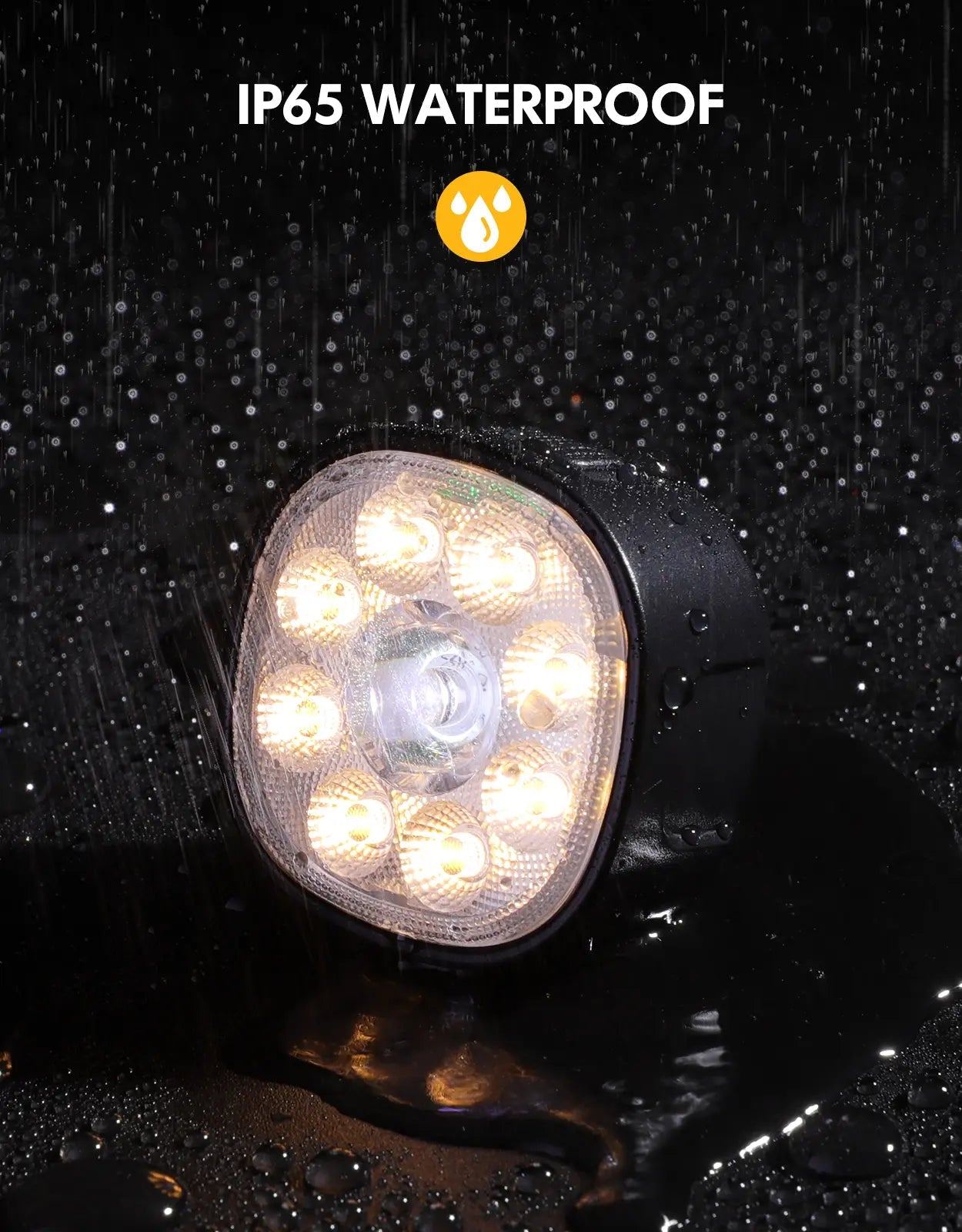 Zewdov Bike Lights 8 Modes USB-C – Spot Flood Rechargeable - zewdov