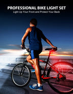 Zewdov High Lumen Super Bright Bike Lights for Night Riding - zewdov