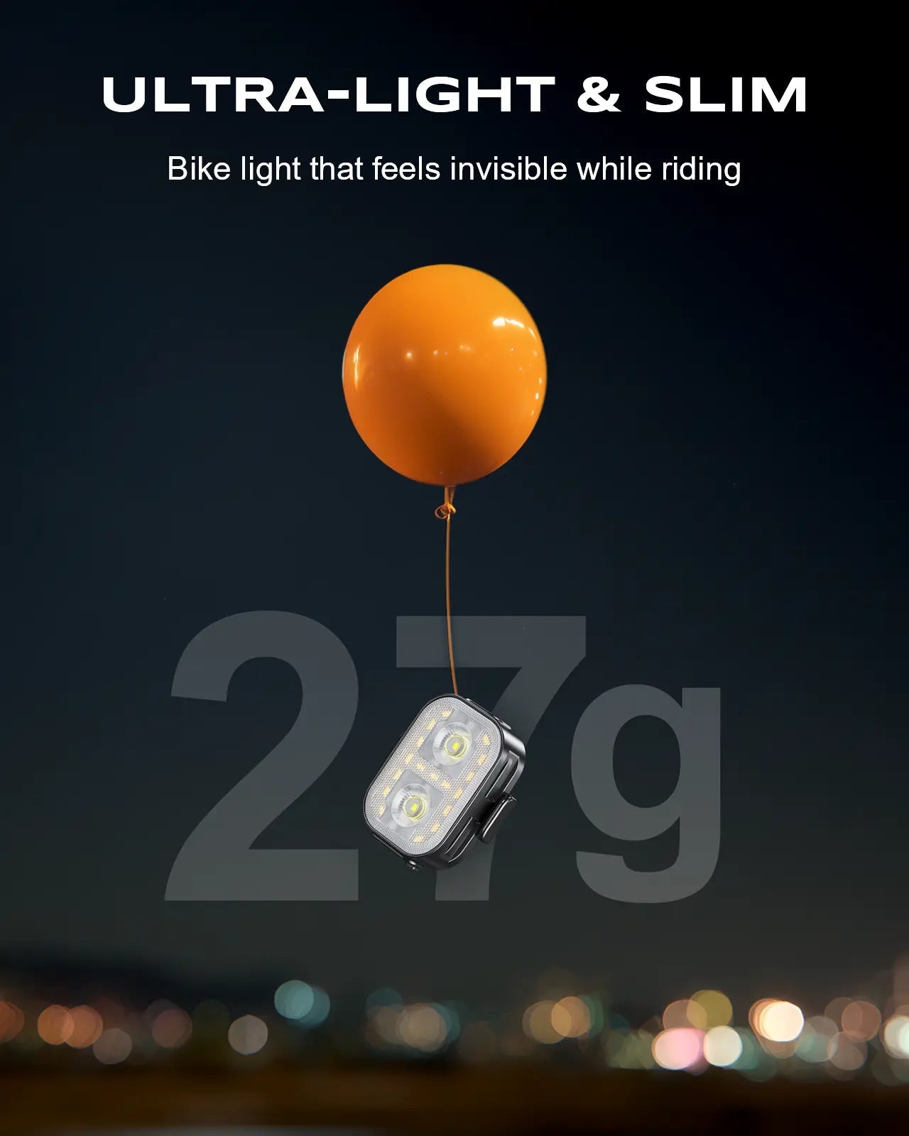 Zewdov Ultra Slim Lightweight Bike Lights – USB Rechargeable Set - zewdov