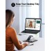 Zewdov Foldable Laptop Stand, Height Adjustable Ergonomic Computer Stand for Desk, Aluminum Portable Laptop Riser Holder Mount Compatible with MacBook Pro Air, HP, Dell 10-16" (Black)
