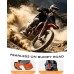 Zewdov 2026 Anti-Shake Motorcycle Phone Mount Holder with Vibration Dampener & Quick Install Clamp, Strong Grip & Anti-Drop Bike Phone Holder for Bicycle/ATV/Scooter, Fits for iPhone/Samsung 4.7-6.8"