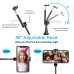 Zewdov Monopod Selfie Stick Bluetooth, Lightweight Aluminum All in One Extendable Selfie Sticks Compact Design, Compatible with iPhone 15/14 Pro Max/14 Pro/14/14 Plus/13 Pro Max/13 Pro/13, Galaxy S22