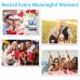 Zewdov Monopod Selfie Stick Bluetooth, Lightweight Aluminum All in One Extendable Selfie Sticks Compact Design, Compatible with iPhone 15/14 Pro Max/14 Pro/14/14 Plus/13 Pro Max/13 Pro/13, Galaxy S22