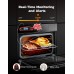 Zewdov Instant Read Meat Thermometer Digital for Cooking with Dual Probes, Big Backlight Screen & Calibration, Kitchen Food Thermometer for Oven, Candy, Grill, Smoker, Air Fryer, BBQ & Oil Fry