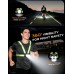 Zewdov 800LM Ultra Bright Running Lights for Runners, 7 Modes & 360° Reflective Running Vest, IPX4 Waterproof, 45° Adjustable Rechargeable Running Light for Walking/Hiking/Cycling/Working/Jogging