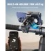 Zewdov 2024 Motorcycle Phone Mount, Bike Phone Holder Mount [Camera Friendly] [Built-in Holder for AirTag], Bicycle Scooter Phone Mount Handlebar Clamp, Compatible with iPhone Samsung, 4.7-6.8” Phones