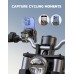 Zewdov 2024 Motorcycle Phone Mount, Bike Phone Holder Mount [Camera Friendly] [Built-in Holder for AirTag], Bicycle Scooter Phone Mount Handlebar Clamp, Compatible with iPhone Samsung, 4.7-6.8” Phones