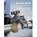 Zewdov 2024 Motorcycle Phone Mount, Bike Phone Holder Mount [Camera Friendly] [Built-in Holder for AirTag], Bicycle Scooter Phone Mount Handlebar Clamp, Compatible with iPhone Samsung, 4.7-6.8” Phones
