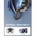 Zewdov 2024 Motorcycle Phone Mount, Bike Phone Holder Mount [Camera Friendly] [Built-in Holder for AirTag], Bicycle Scooter Phone Mount Handlebar Clamp, Compatible with iPhone Samsung, 4.7-6.8” Phones