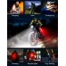 Zewdov Bike Lights Supper Bright, 1000 Lumens Bike Lights for Night Riding, 8+7 Modes & Sturdy Aluminum Alloy Bicycle Light, IP65 Waterproof & USB Rechargeable Bike Headlight and Tail Light Set