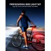 Zewdov Bike Lights Supper Bright, 1000 Lumens Bike Lights for Night Riding, 8+7 Modes & Sturdy Aluminum Alloy Bicycle Light, IP65 Waterproof & USB Rechargeable Bike Headlight and Tail Light Set