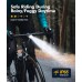 Zewdov 3+6 Modes Bike Lights for Night Riding with Side Light, Rechargeable & IP65 Waterproof Bicycle Light, Bike Headlight and Tail Light Set for Road Mountain Cycling
