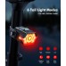 Zewdov Bike Lights, 3+6 Modes Bike Lights for Night Riding with Side Warning Light, Rechargeable & IP65 Waterproof Bicycle Light, Bike Headlight and Tail Light Set for Road Mountain Cycling Easy Setup